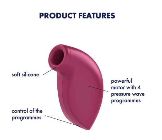 Satisfyer One Night Stand Air Pulse Clitoral Stimulator - Image 3