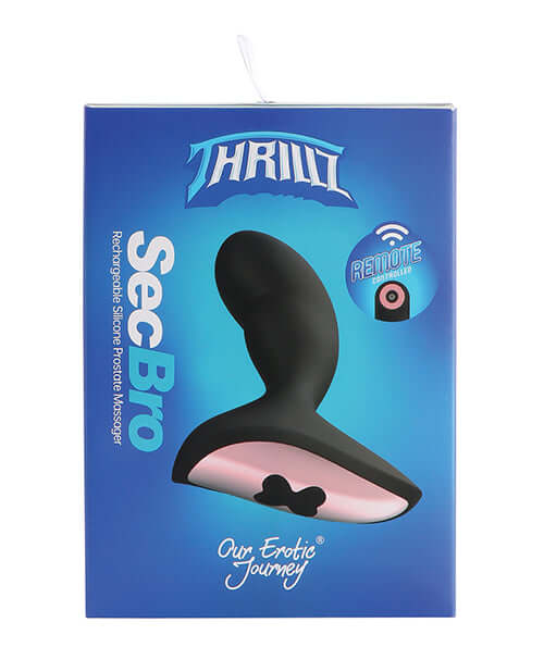 Thrillz Sec Bro Silicone Prostate Massager with Remote - Image 2