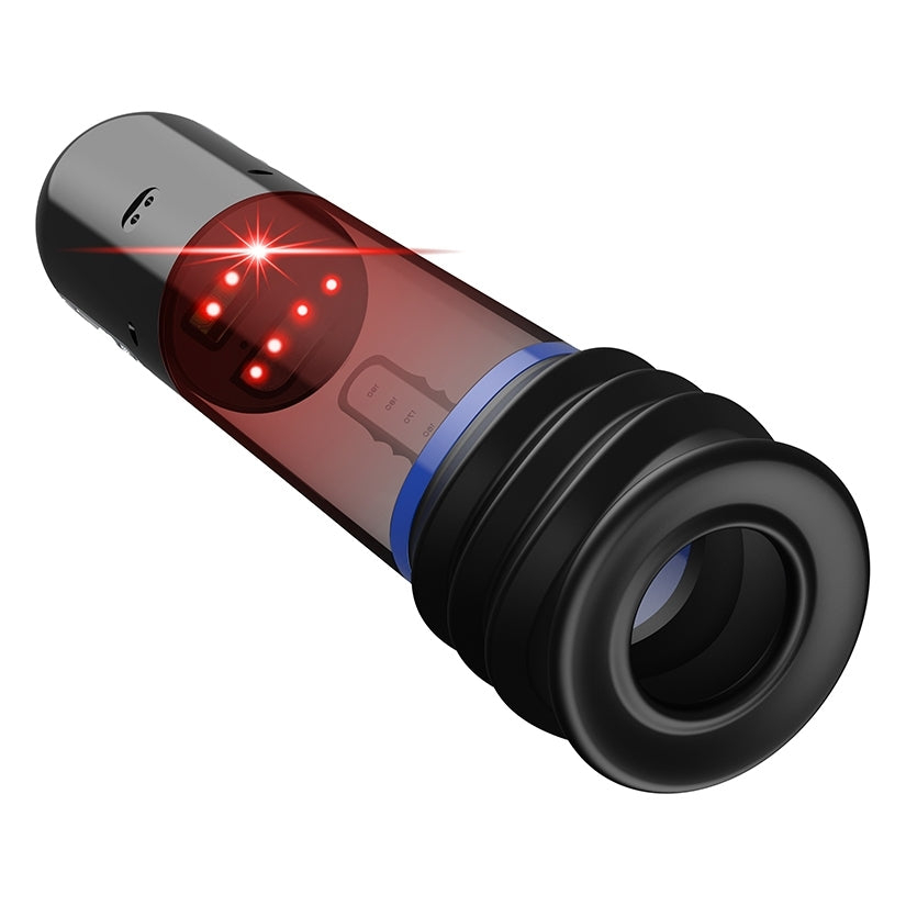 Peak Performa ISP 90 Infrared Red Light Therapy Pump Blue featuring automated vacuum and infrared light.