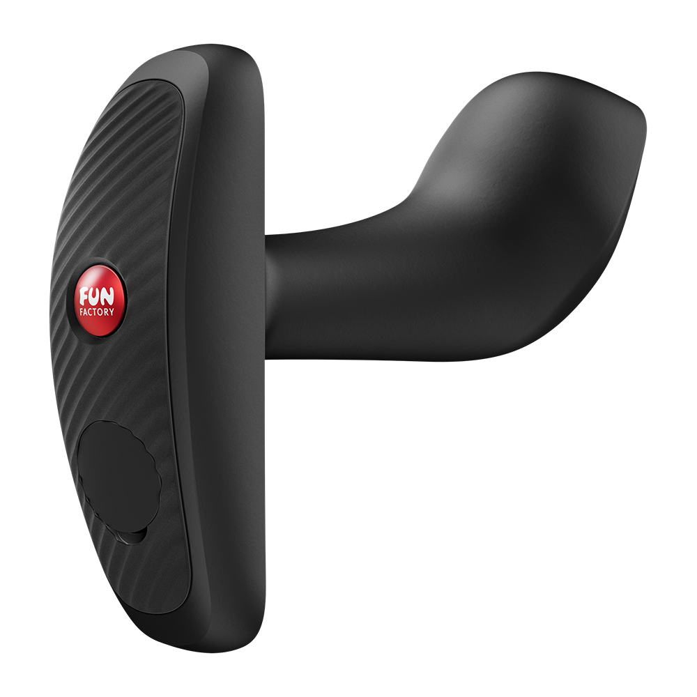 Fun Factory Bootie Vibe Anal Vibrator Black showcasing its sleek design and ergonomic shape.