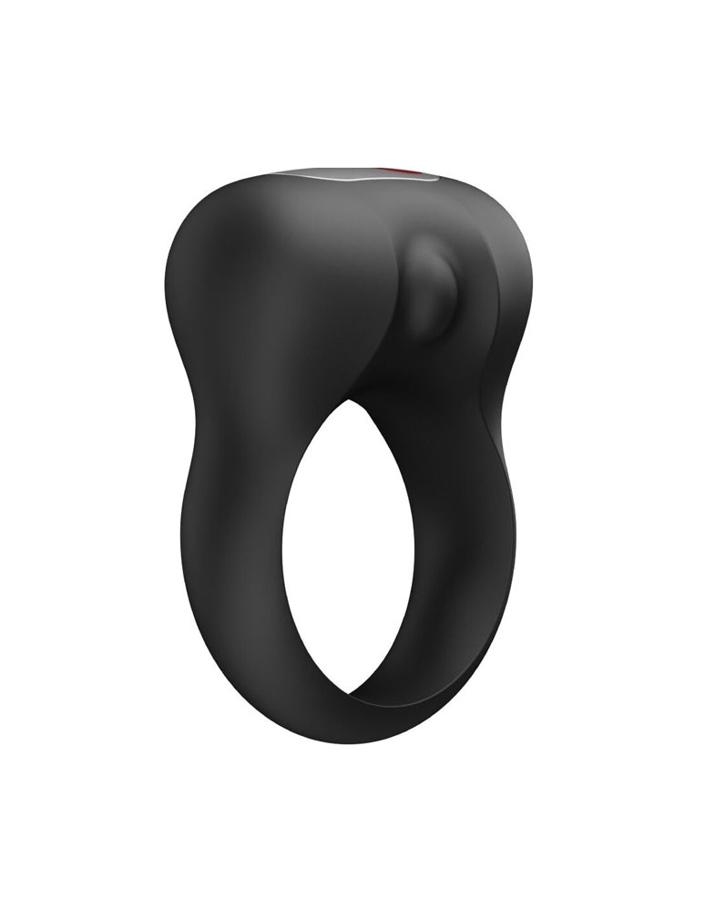 Fun Factory Steady Vibrating Cockring Black for enhanced pleasure and firmer erections.