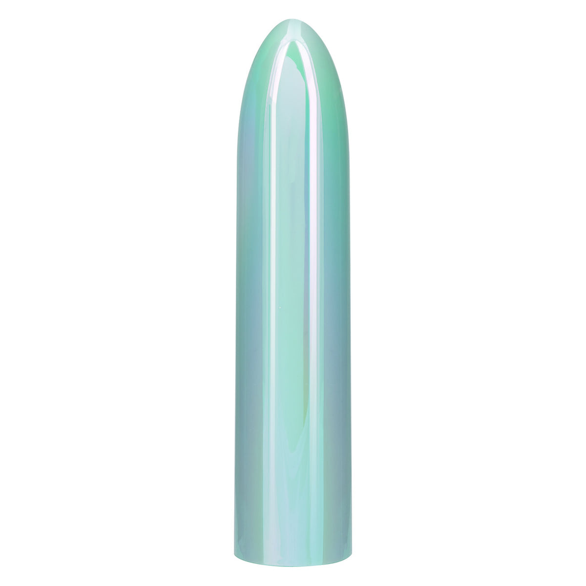 Aura Standard Rechargeable Silicone Stimulator Teal in sleek teal design, compact and powerful for pleasure.