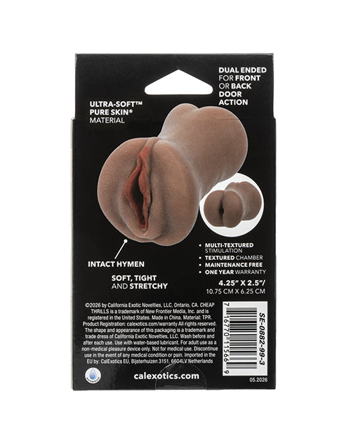 Cheap Thrills Cherry Poppers The Teacher's Pet Stroker with soft and stretchy Pure Skin material.