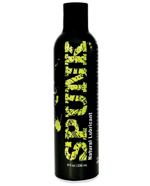 Spunk Natural Lubricant 8 Oz bottle showcasing premium oil-based formula for ultimate comfort.