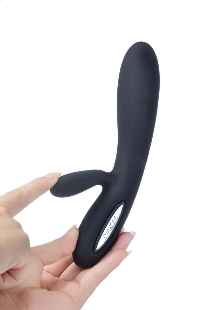 SVAKOM Svakom Lucas Dual-Motor G-Spot & Clitoral Vibrator Black at $64.99