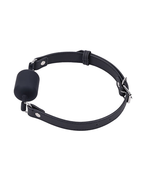 Sportsheets Signature Midnight Muse Barrel Gag with sleek design and comfortable fit for submissive play.