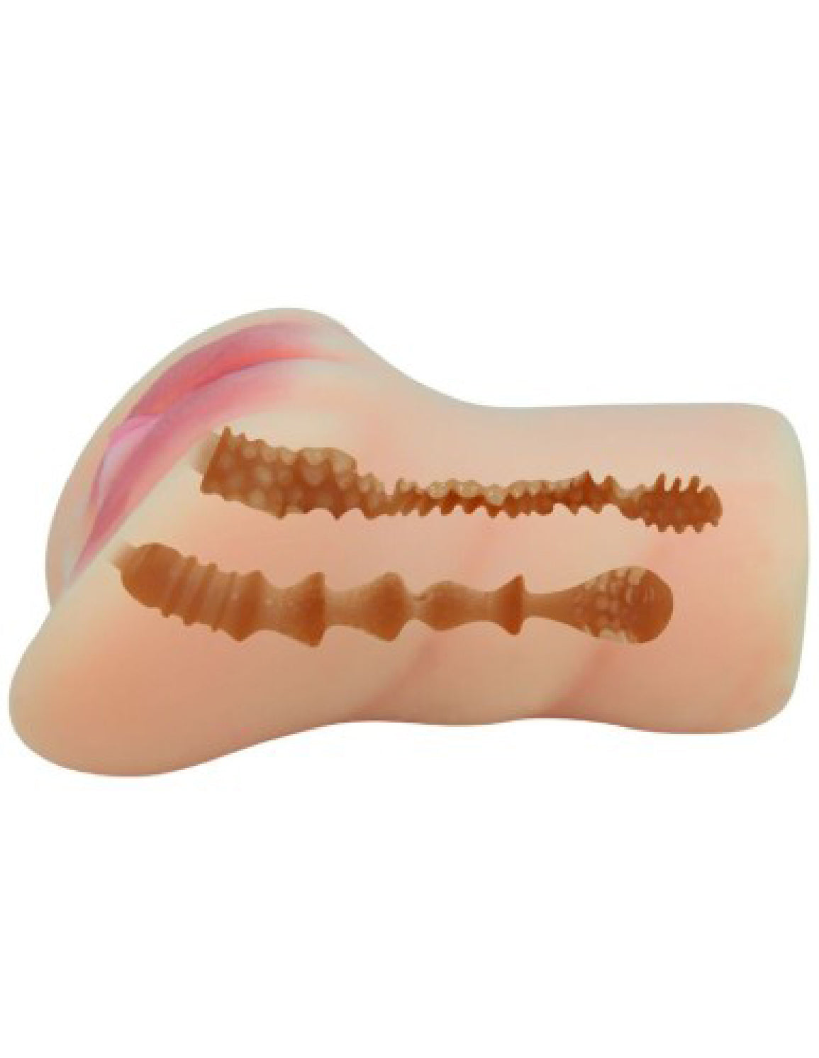 Pretty Love Caroline Realistic Vagina Masturbator Light showcasing lifelike detail and textured inner canal for solo play.