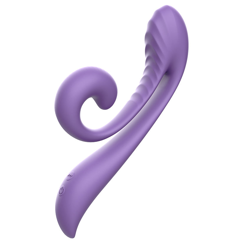 Tracy's Dog Junibell Rabbit Vibrator Purple features dual motors for clitoral and G-spot stimulation.