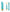 The Pleasure Company Darling Bullet Vibrator Turquoise with packaging, showcasing its sleek design and gold base.