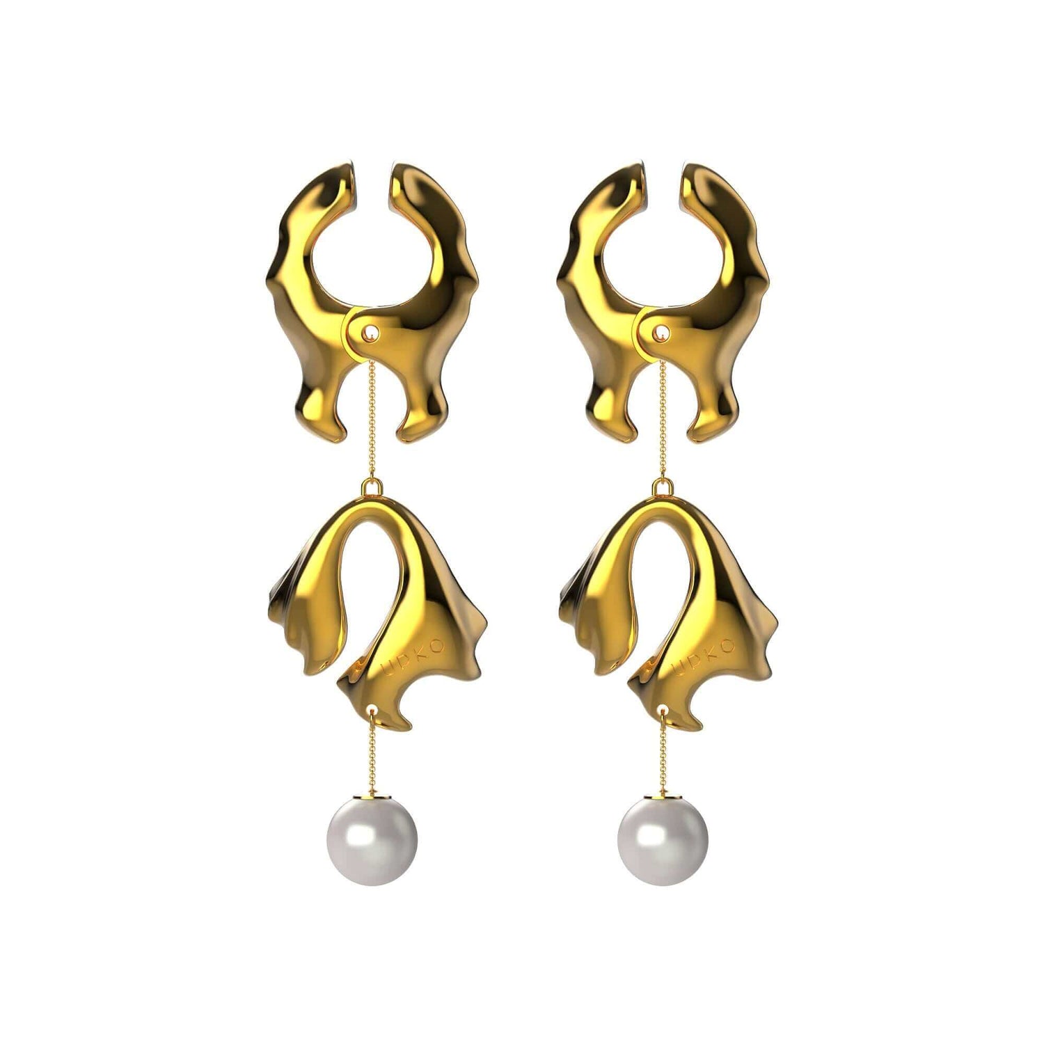 "Moist Eyes" Pearl Nipple Clamps