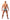 Male Power Dirty Denim Bikini Brief Medium Denim worn by a male model showing rear view and denim pattern.