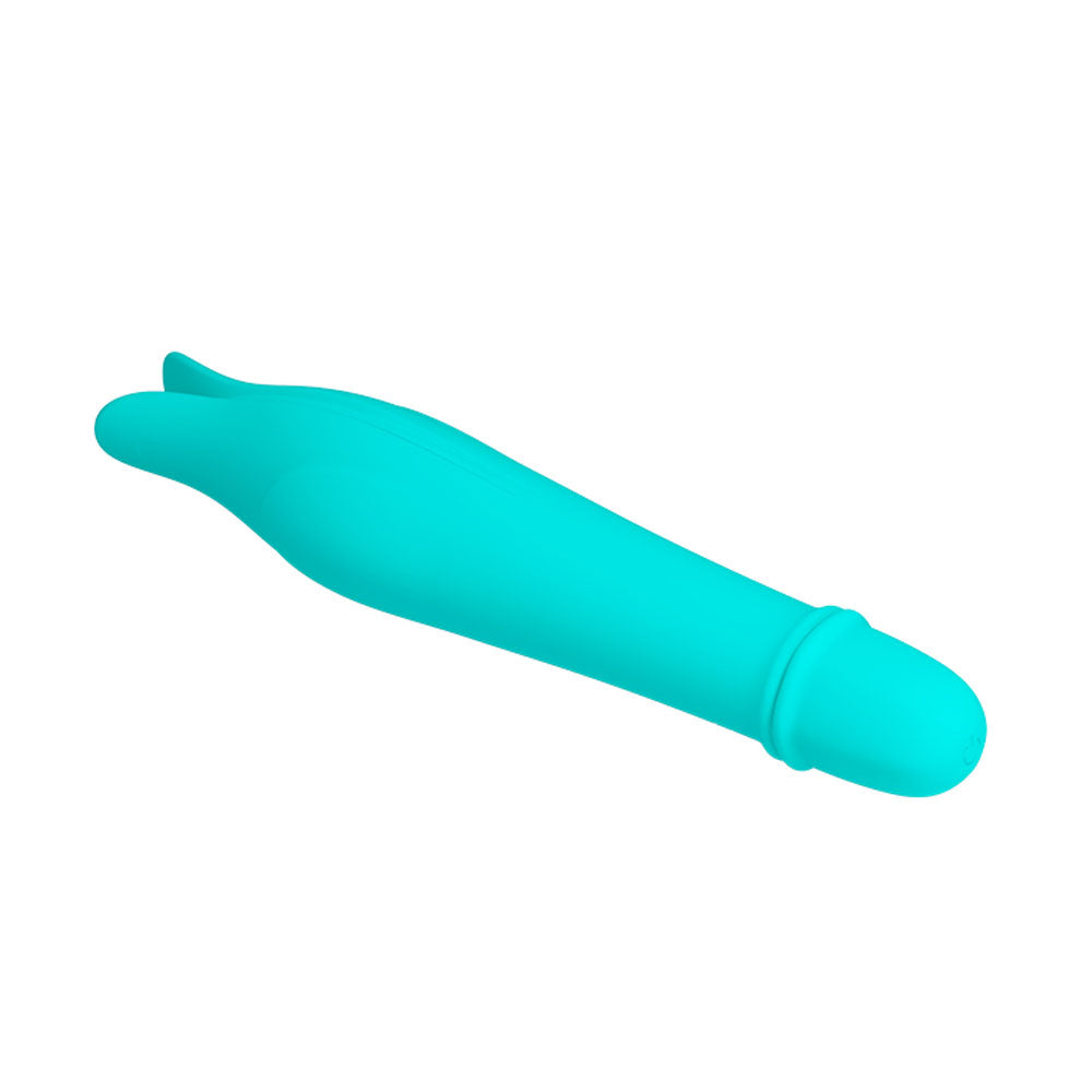 Pretty Love Edward G-Spot Vibrator Blue in a playful dolphin shape for targeted stimulation.