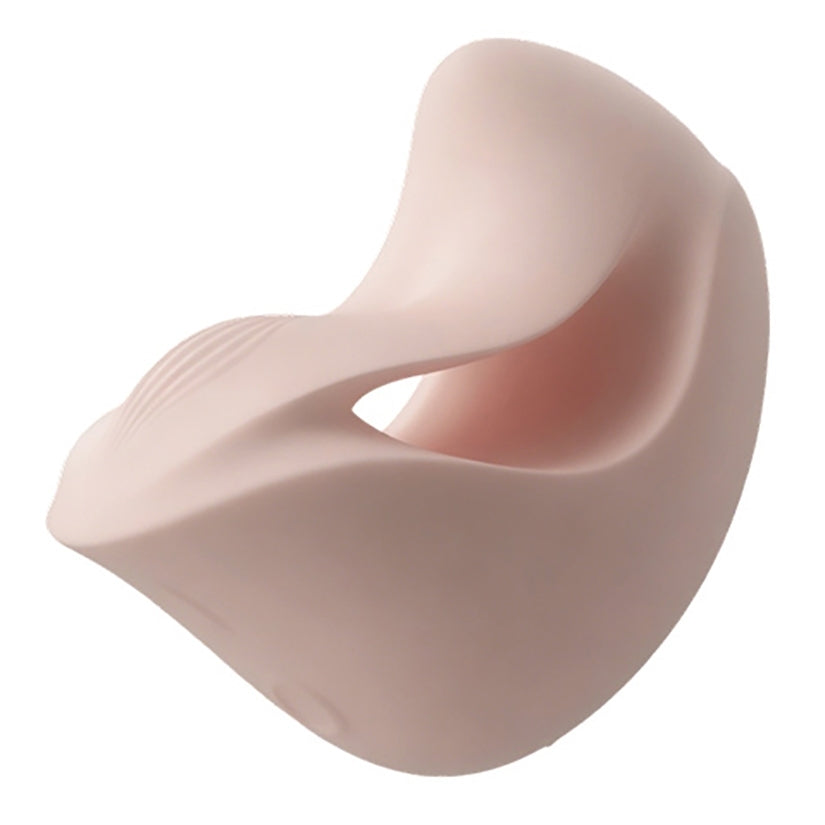 Zalo Mochi Vibrating Massager Sakura Pink featuring a soft and bouncy design for pleasurable stimulation.