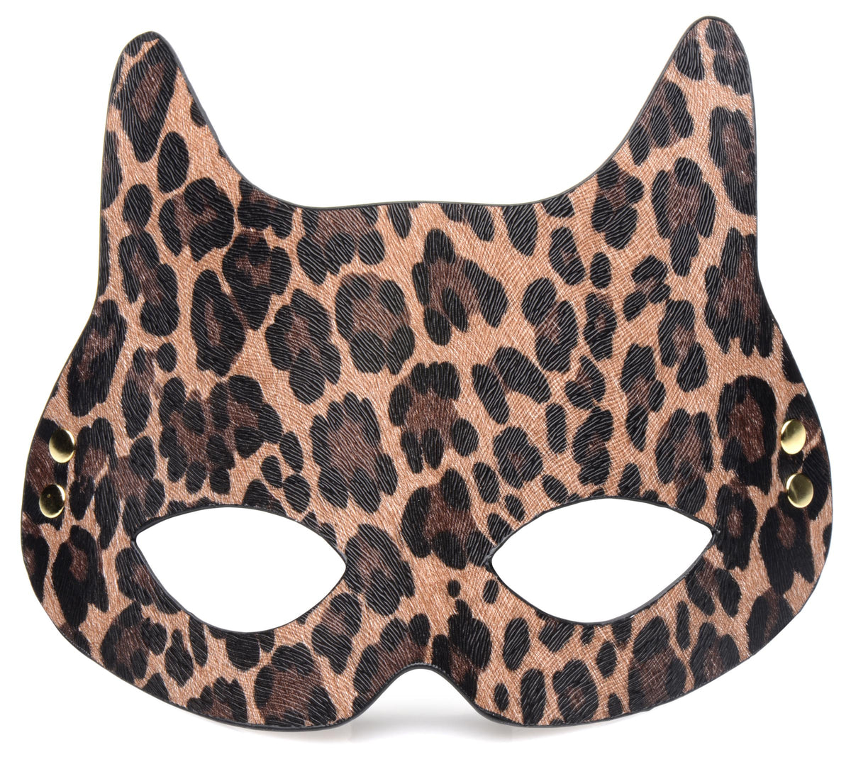 Master Series Wild Sex 7 Piece Jaguar Print Bondage Set featuring a leopard print eye mask.
