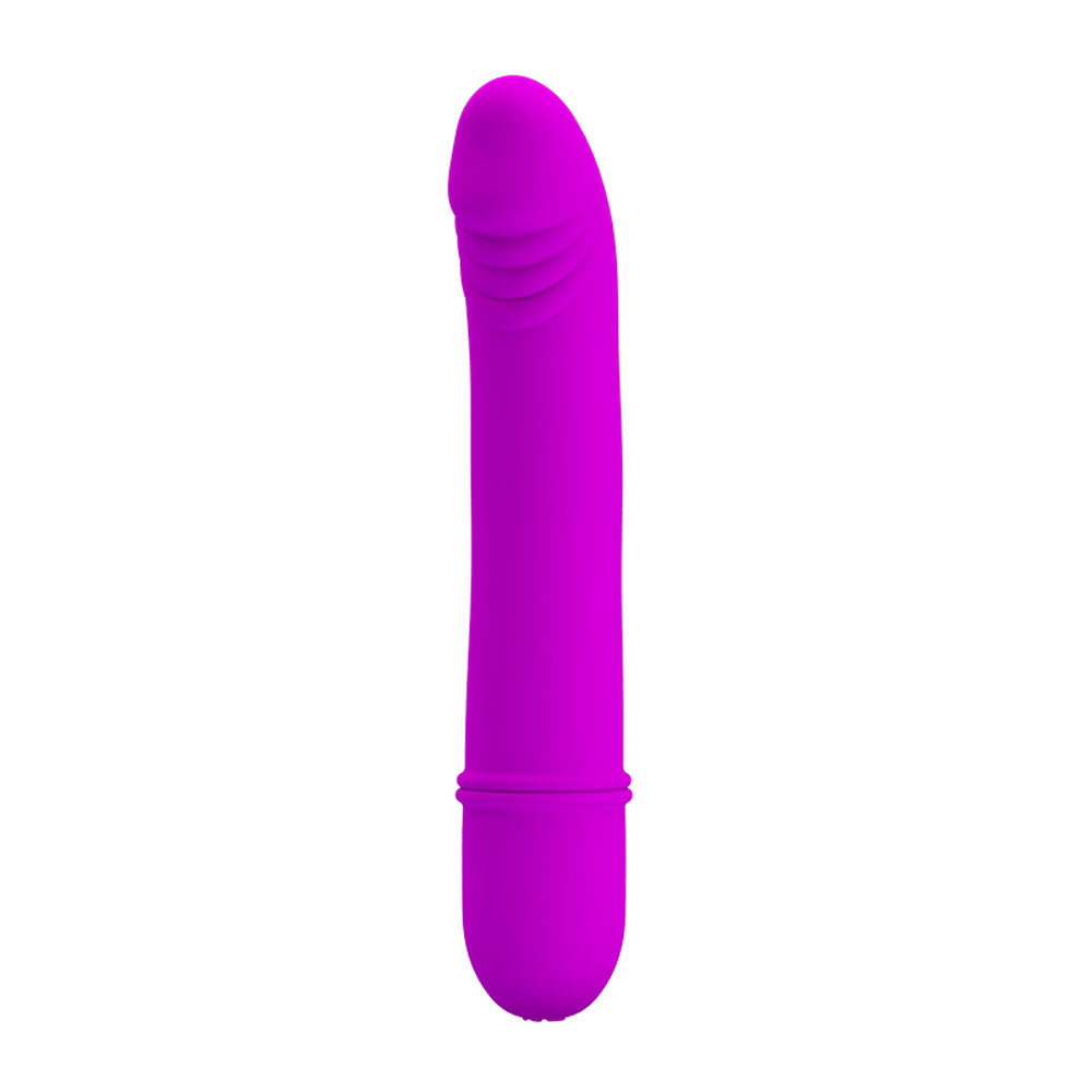 Pretty Love Beck Silicone G-Spot Vibrator Purple in sleek design for targeted stimulation.