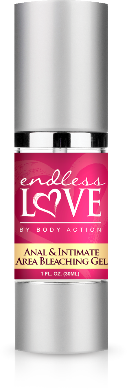 Endless Love Bleaching Gel Anal & Intimate Area 1 Oz packaging, designed for intimate skin lightening.