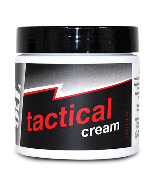 Gun Oil Tactical Cream 6 Oz Jar, premium water-based cream for smooth glide and comfort.