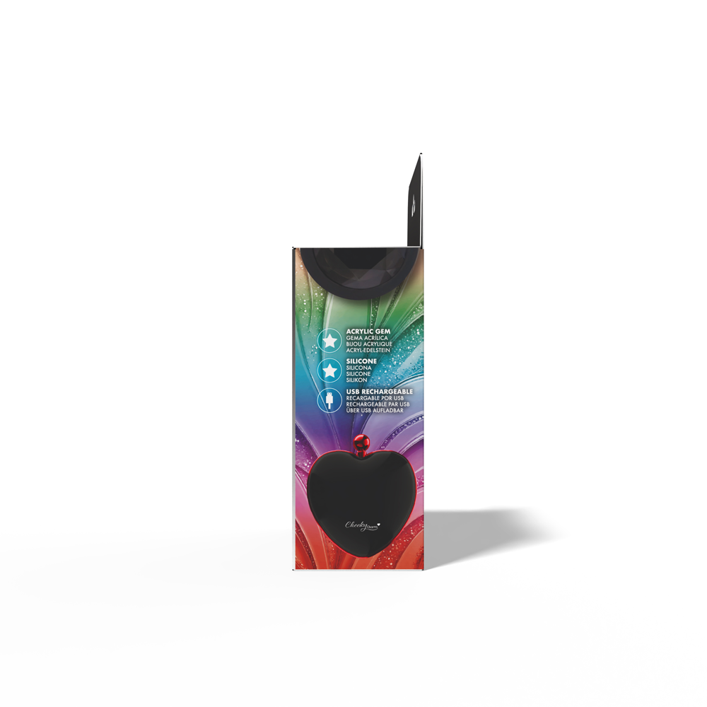 Viben Twila Light Up Rotating Vibrating Anal Plug packaging showcasing vibrant colors and features.