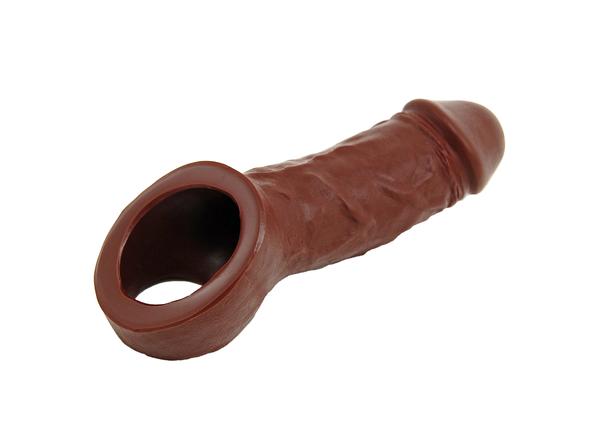 Vixen Creations Holster Silicone Penis Extension Chocolate