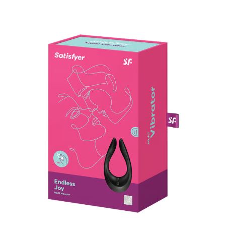 Satisfyer Endless Joy Couples Vibrator Black - Image 2