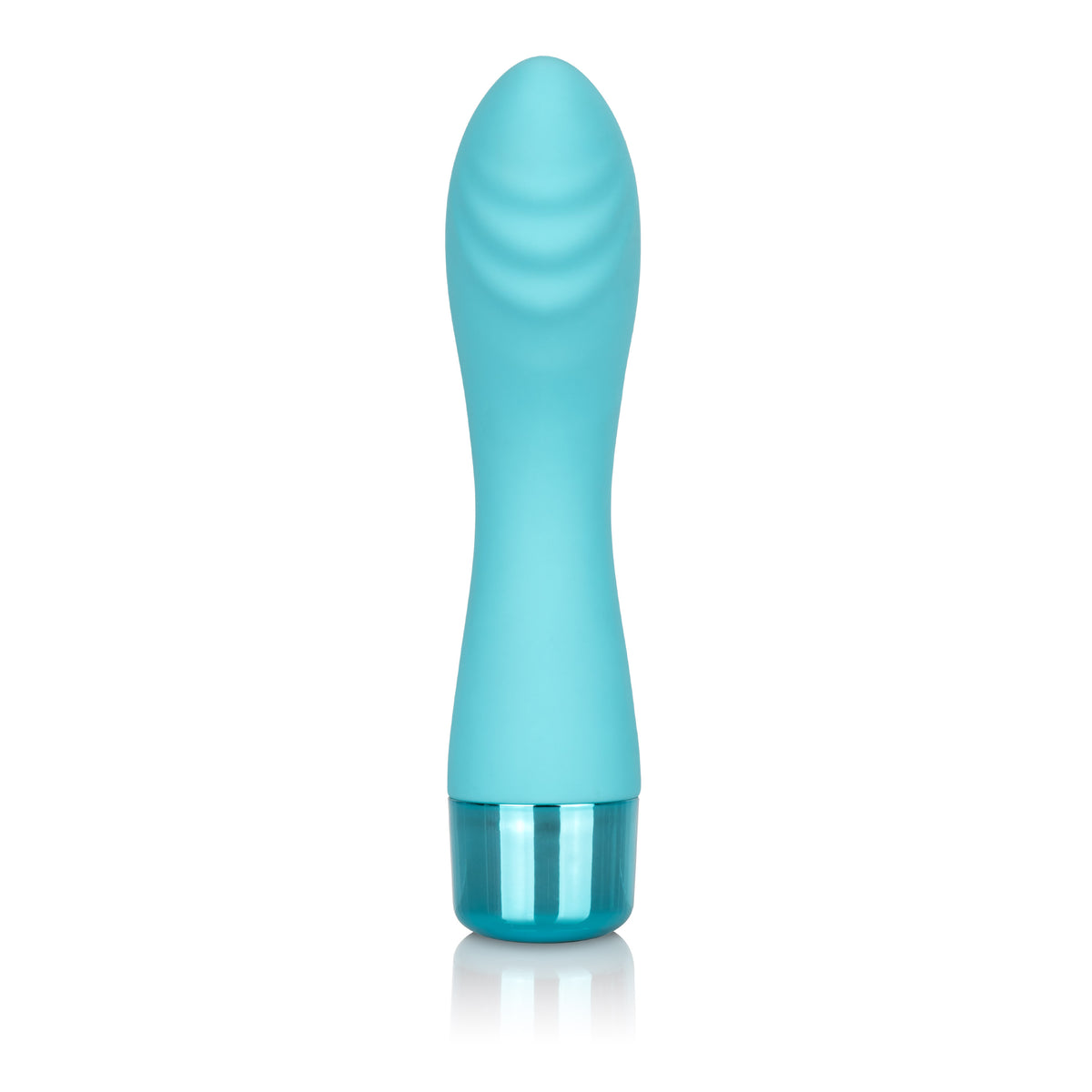 Eden Ripple Flexible G-Spot Vibrator in a soft blue, designed for targeted internal pleasure with ridge stimulators.