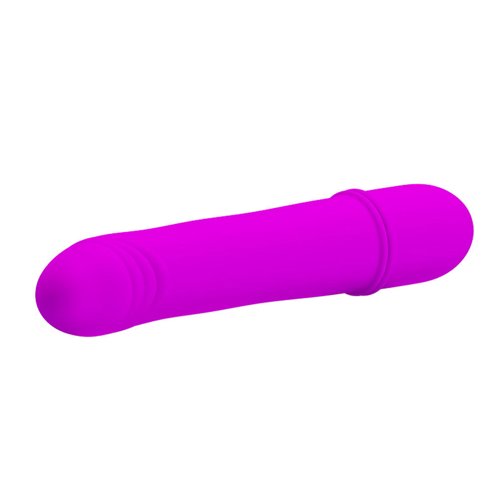 Pretty Love Beck Silicone G-Spot Vibrator Purple for targeted internal and external stimulation with a sleek design.