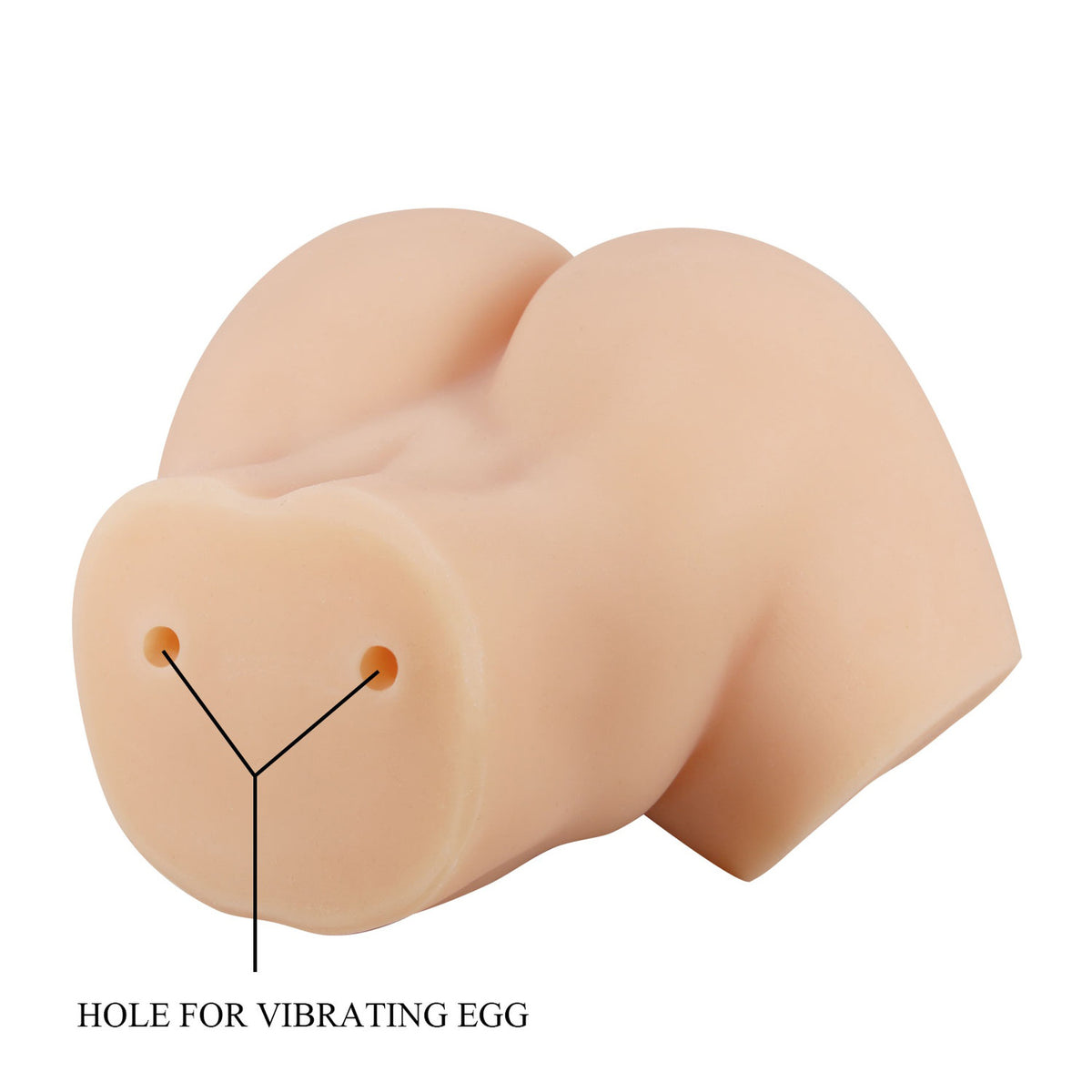 Image of Pretty Love Hailey Realistic Vagina and Ass Masturbator with a hole for vibrating egg.