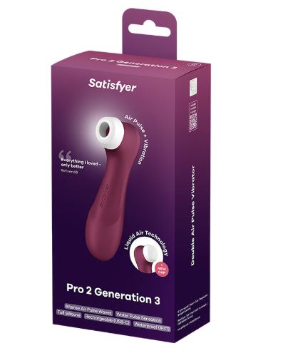 Satisfyer Pro 2 Generation 3 Air Pulse Clitoral Vibrator - Image 3