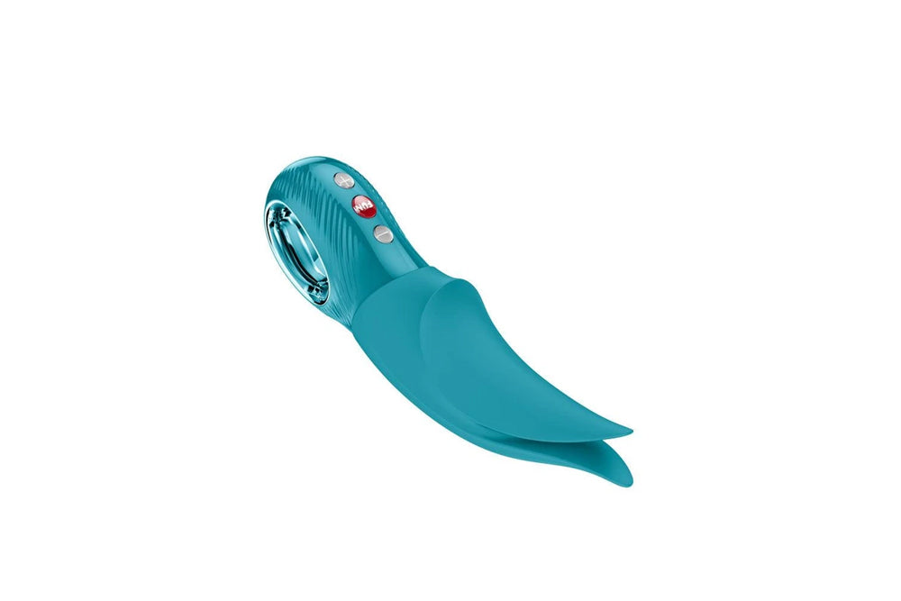 Fun Factory Volta Lay-on Vibrator Aquamarine showcasing its unique design and multiple speed settings.