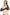 Coquette Lingerie Wetlook Gloves Black OS worn by a model, showcasing a sleek and glossy look.