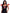 Leg Avenue Devil Wing Body Harness One Size Red worn by model, featuring iridescent red wings and adjustable harness.